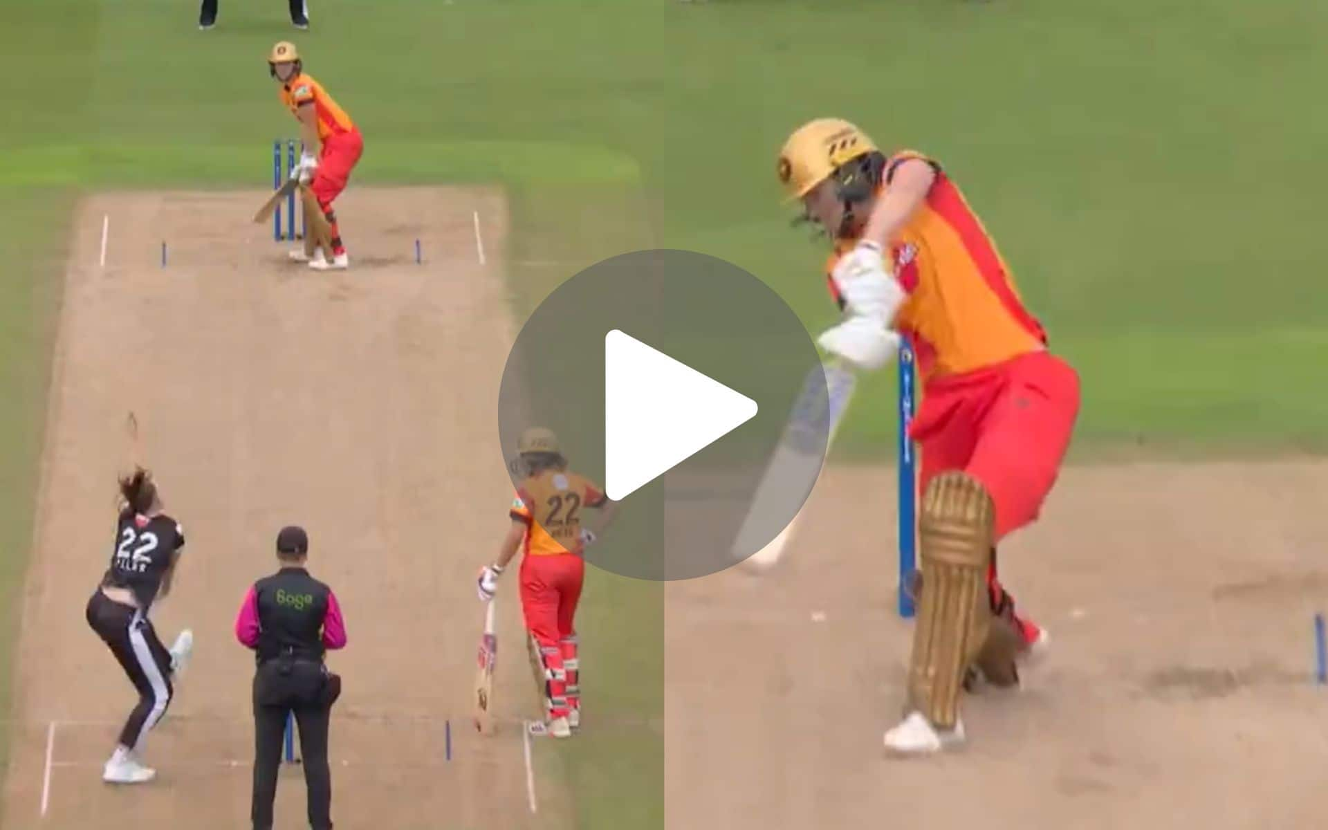 [Watch] Sweet Sound Off Bat! Ellyse Perry Unleashes Classical Square Drive To Get Off The Mark